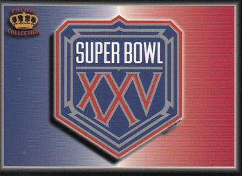 1995 Pacific Prisms - Super Bowl Logos #NNO Super Bowl XXV Front