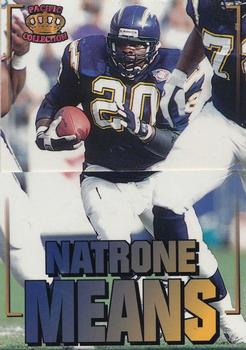 1995 Pacific Triple Folder #P-1 Natrone Means Front