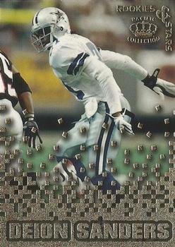 1995 Pacific Triple Folder - Rookies and Stars #RS-9 Deion Sanders Front