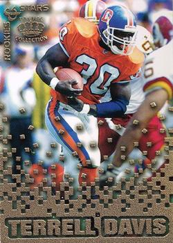 1995 Pacific Triple Folder - Rookies and Stars #RS-12 Terrell Davis Front