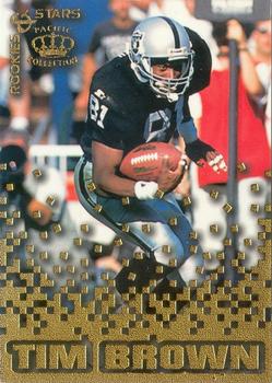 1995 Pacific Triple Folder - Rookies and Stars #RS-24 Tim Brown Front