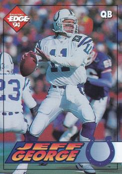 1994 Collector's Edge #91 Jeff George Front