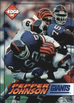 1994 Collector's Edge #131 Pepper Johnson Front