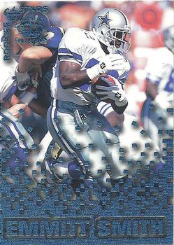 1995 Pacific Triple Folder - Rookies and Stars Blue #RS-10 Emmitt Smith Front
