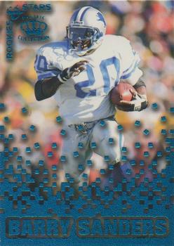 1995 Pacific Triple Folder - Rookies and Stars Blue #RS-14 Barry Sanders Front