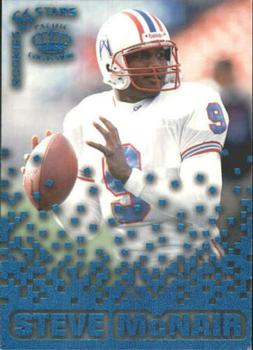 1995 Pacific Triple Folder - Rookies and Stars Blue #RS-15 Steve McNair Front