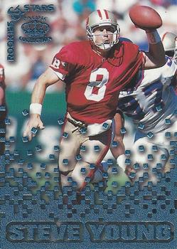 1995 Pacific Triple Folder - Rookies and Stars Blue #RS-30 Steve Young Front