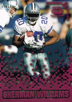 1995 Pacific Triple Folder - Rookies and Stars Raspberry #RS-11 Sherman Williams Front