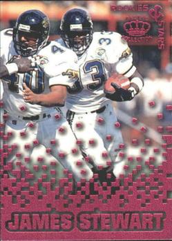 1995 Pacific Triple Folder - Rookies and Stars Raspberry #RS-17 James Stewart Front