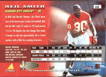 1995 Pinnacle - Artist's Proofs #68 Neil Smith Back