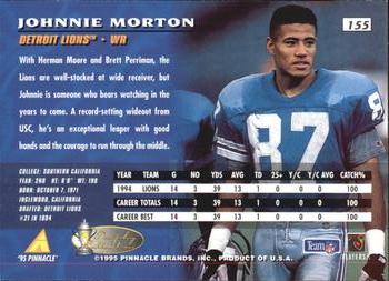 1995 Pinnacle - Artist's Proofs #155 Johnnie Morton Back