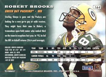 1995 Pinnacle - Artist's Proofs #164 Robert Brooks Back