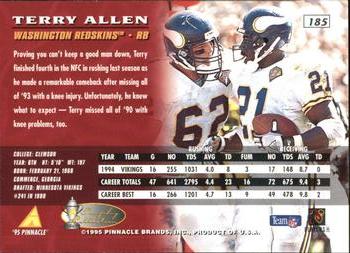 1995 Pinnacle - Artist's Proofs #185 Terry Allen Back