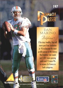 1995 Pinnacle - Artist's Proofs #197 Dan Marino Back