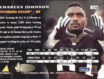 1995 Pinnacle - Trophy Collection #174 Charles Johnson Back