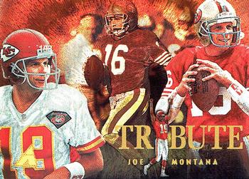1995 Pinnacle - Trophy Collection #193 Joe Montana Front