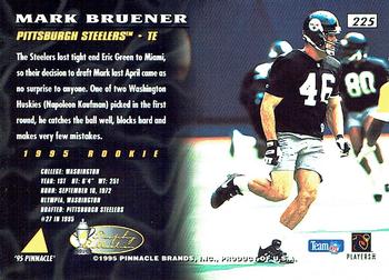 1995 Pinnacle - Trophy Collection #225 Mark Bruener Back
