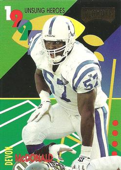 1995 Playoff Absolute - Unsung Heroes Gold Foil #12 Devon McDonald Front