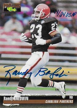 1995 Pro Line - Autographs #NNO Randy Baldwin Front