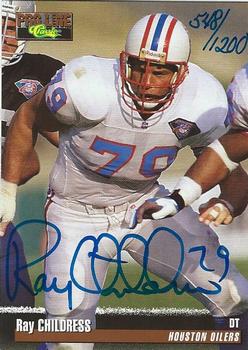 1995 Pro Line - Autographs #NNO Ray Childress Front