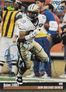 1995 Pro Line - Autographs #NNO Quinn Early Front