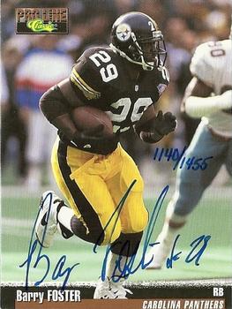 1995 Pro Line - Autographs #NNO Barry Foster Front