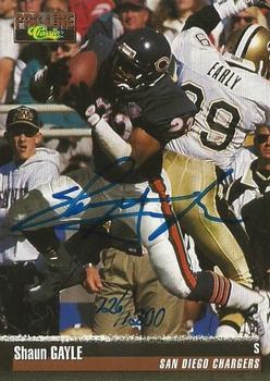 1995 Pro Line - Autographs #NNO Shaun Gayle Front