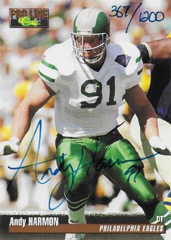 1995 Pro Line - Autographs #NNO Andy Harmon Front