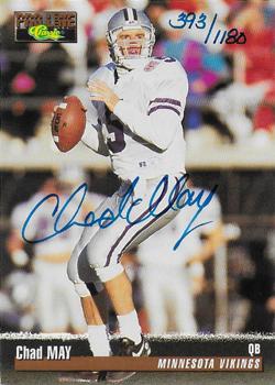 1995 Pro Line - Autographs #NNO Chad May Front