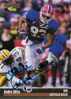 1995 Pro Line - Autographs #NNO Andre Reed Front