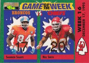 1995 Pro Line - Game of the Week Prizes #H-23 Shannon Sharpe / Neil Smith Front