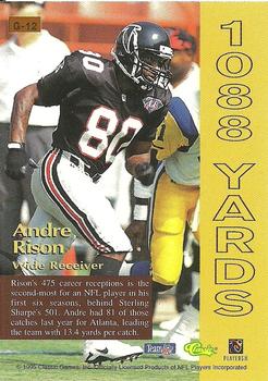1995 Pro Line - Grand Gainers #G-12 Andre Rison Back