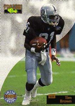 1995 Pro Line - Grand Gainers #G-7 Tim Brown Front