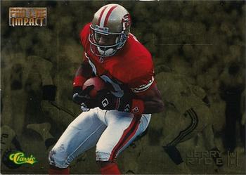 1995 Pro Line - Impact Gold #I-23 Jerry Rice Front