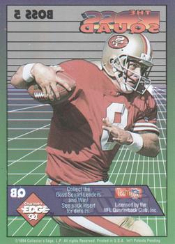 1994 Collector's Edge - The Boss Squad #5 Steve Young Back