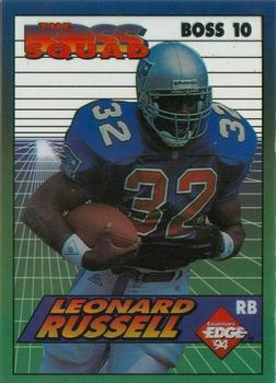 1994 Collector's Edge - The Boss Squad #10 Leonard Russell Front