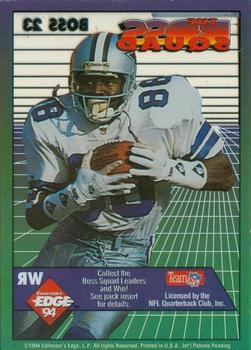 1994 Collector's Edge - The Boss Squad #23 Michael Irvin Back