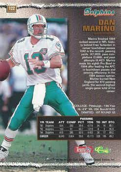 1995 Pro Line - St. Louis National Sports Collectors Convention Silver #122 Dan Marino Back