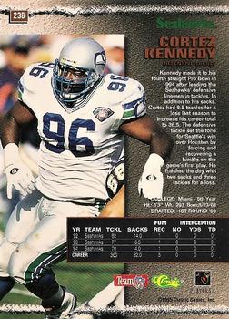 1995 Pro Line - St. Louis National Sports Collectors Convention Silver #238 Cortez Kennedy Back