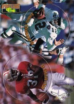 1995 Pro Line - Pogs #C-24 Randall Cunningham / Ricky Watters Front