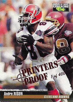 1995 Pro Line - Printer's Proofs #189 Andre Rison Front