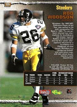 1995 Pro Line - Printer's Proofs #225 Rod Woodson Back