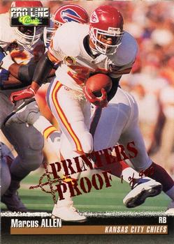 1995 Pro Line - Printer's Proofs #233 Marcus Allen Front