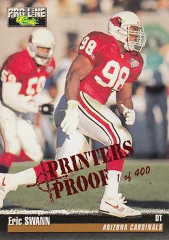 1995 Pro Line - Printer's Proofs #364 Eric Swann Front