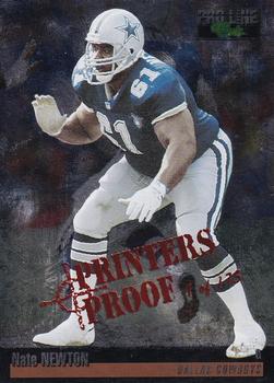 1995 Pro Line - Printer's Proofs Silver #118 Nate Newton Front