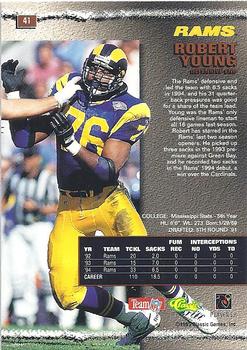 1995 Pro Line - Silver #41 Robert Young Back