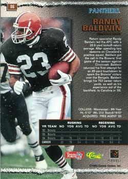1995 Pro Line - Silver #86 Randy Baldwin Back