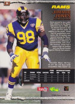 1995 Pro Line - Silver #96 Jimmie Jones Back