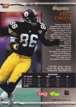 1995 Pro Line - Silver #106 Eric Green Back
