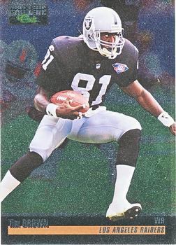 1995 Pro Line - Silver #133 Tim Brown Front